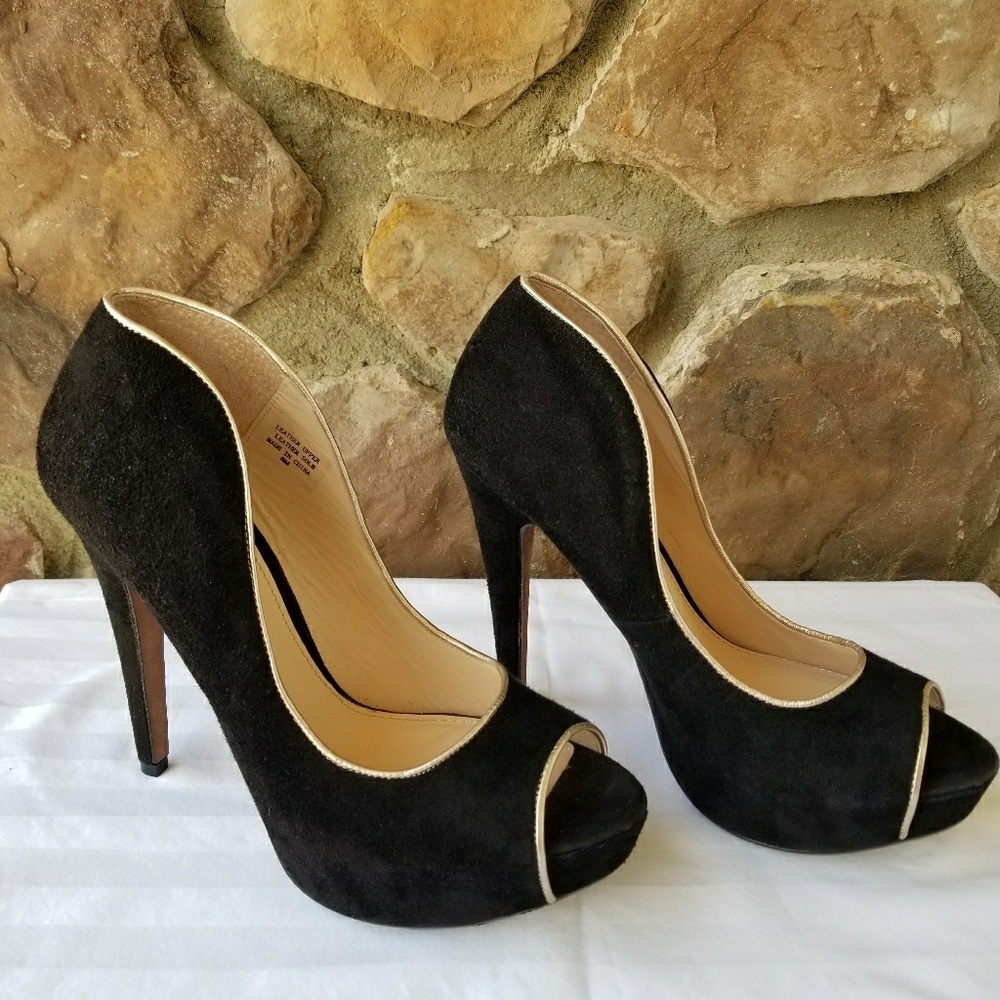 Suede Heels